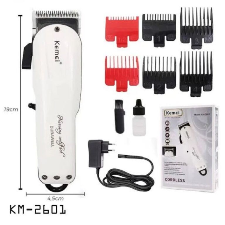 Kemei KM-2601 AC/DC Professional Rechargeable Hair Clippers
