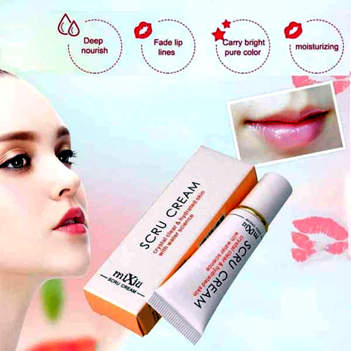 Scru Cream for Natural Pink Lip