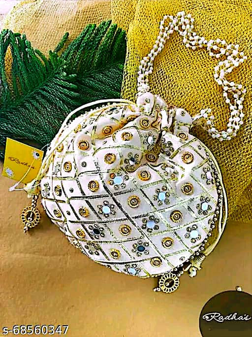 Jaipuri Bags Potli Batwa Women's Bags Nakshi Design Handicrafts Multicolor Fashionable Gorgeous Shoulder Bag for women Latest Fashion South Indian