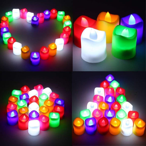LED Candle Light- Round Shape