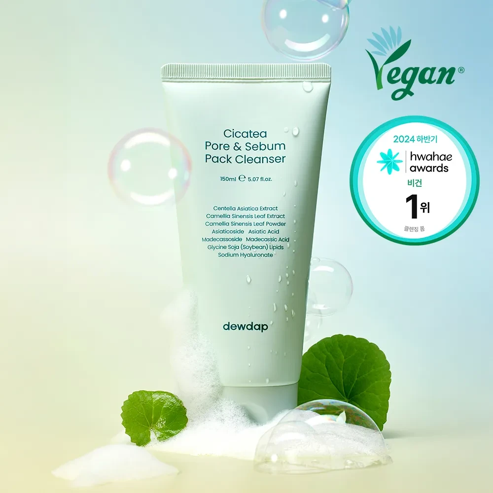 dewdap Cicatea Pore & Sebum Pack Cleanser 150ml