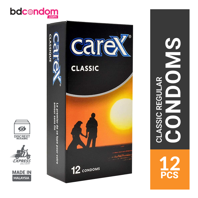 Carex Classic Condom Ultra Thin - 12Pcs Pack (Malaysia)