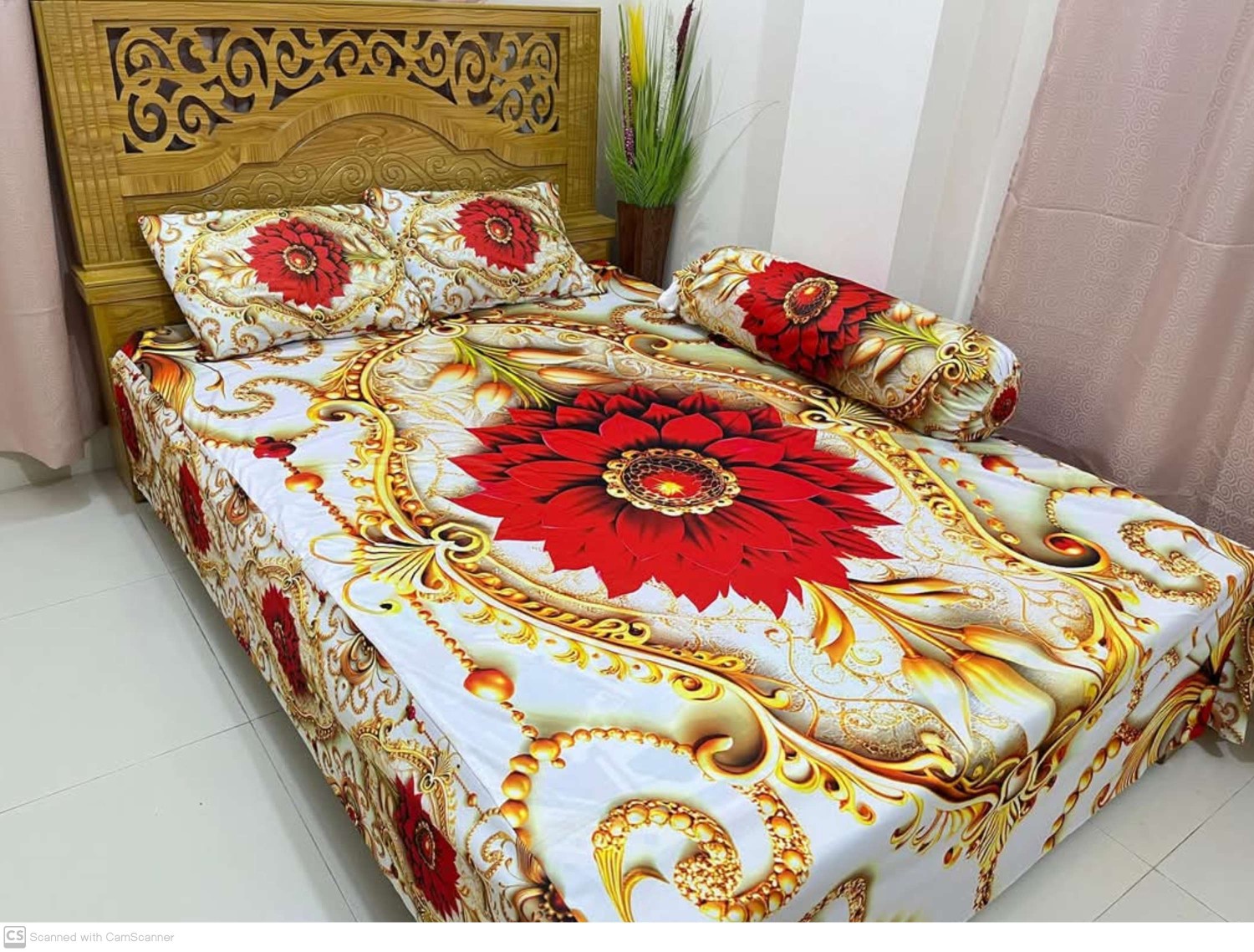 China Premium 3D Design Bed Sheet