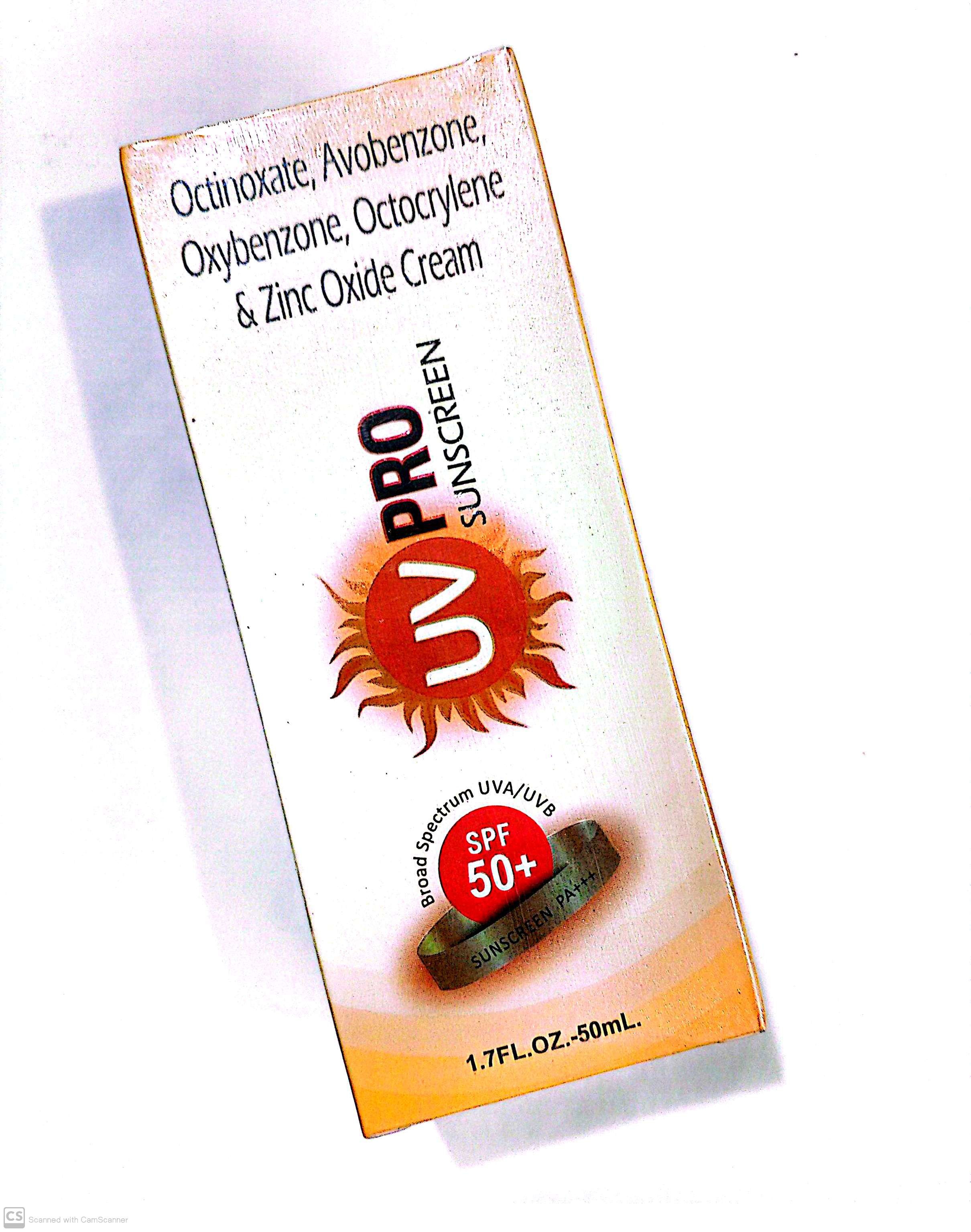UV PRO Sunscreen SPF 50+ | Broad Spectrum UVA/UVB Protection