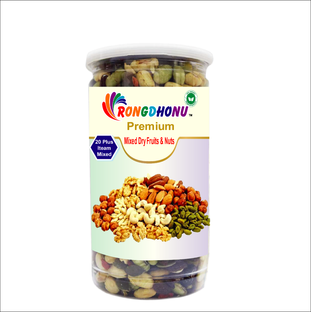 Rongdhonu Premium Mixed Dry Fruits & Nuts -250gm