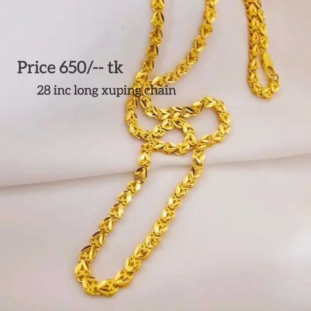 Golden Metal Chain For Men and Women