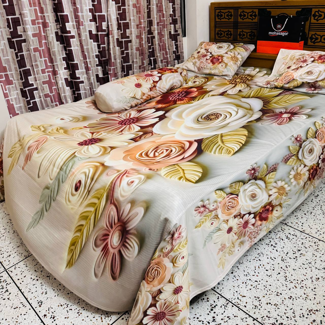 3D bed sheet