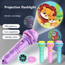 Baby Sleeping Story Book Flashlight Projector Torch Lamp Toy Early Education Toy for Kid Holiday Birthday Xmas Gift Light Up Toy