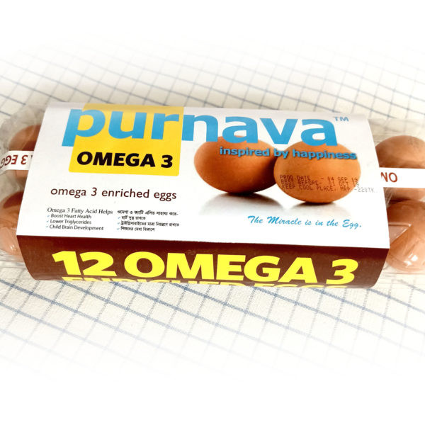 PURNAVA OMEGA “3” EGG 12PCS