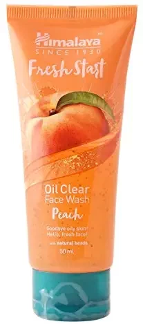 Himalaya Fresh Start Oil Clear Face Wash, Peach, 100ml