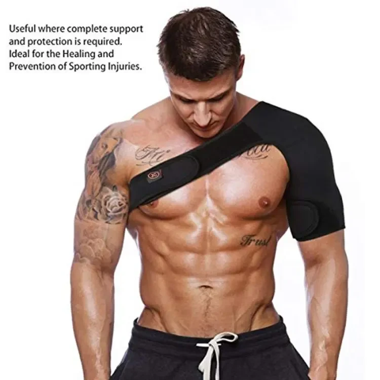 Advanced Shoulder Stability Brace with Pressure Pad -Light and Breathable Neoprene Shoulder Support for Rotator Cuff, Dislocated AC Joint, Labrum Tear, Shoulder Pain