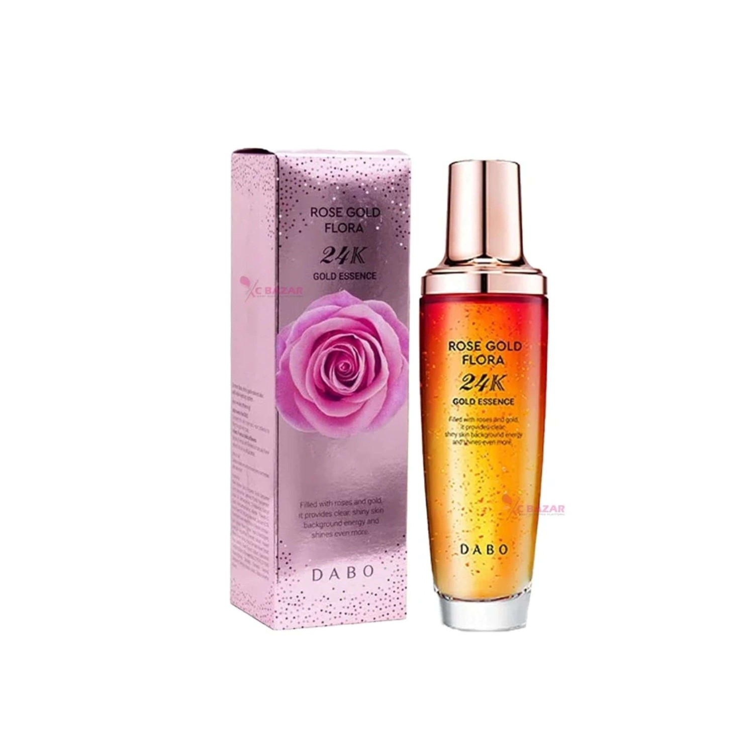 Dabo Rose Gold 24K Essence – Brightening & Anti-Aging Serum