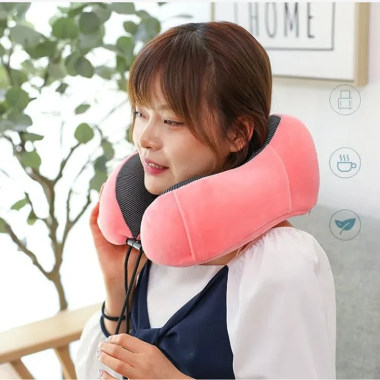 U Shaped Memory Foam Neck Pillows Soft Travel Pillow Massage Neck Pillow Sleeping Airplane Pillow Cervical Bedding