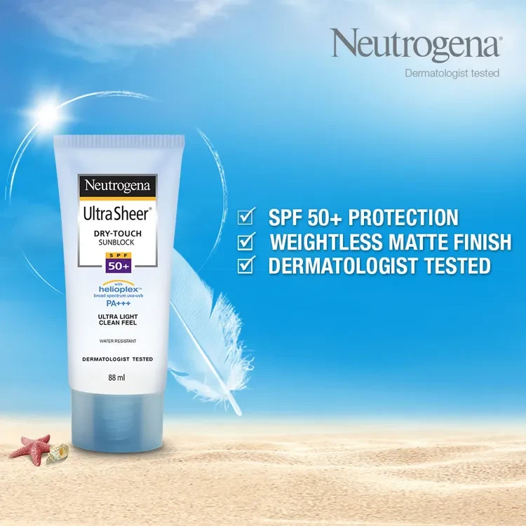 Neutrogena Ultra Sheer Dry-Touch Sunblock SPF50+