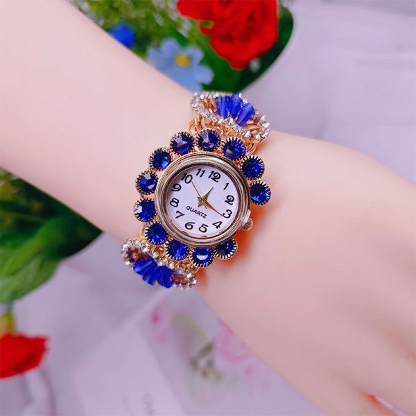 Peacock Stone watch (Blue)