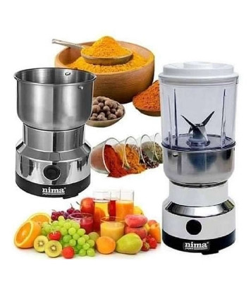 Nima 2 in 1 Electric Spice Grinder & Juicer Silver